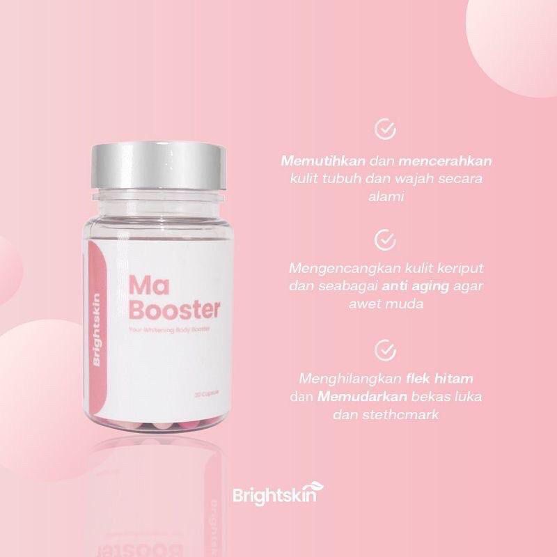{Ma Booster 7x Extra Whitening} Kapsul Pemutih Badan 100% Original