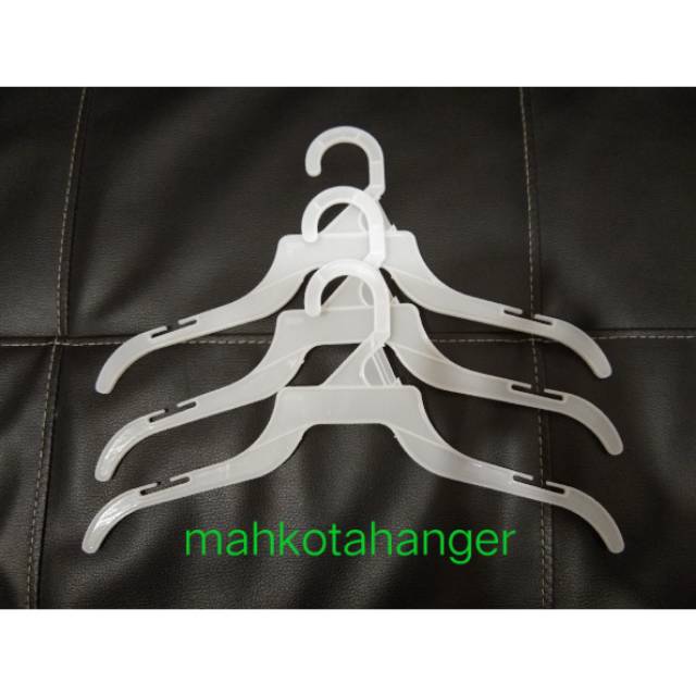 Hanger Plastik Baju TP 12 Inch / 14 INCHGantungan baju anak 12 pcs