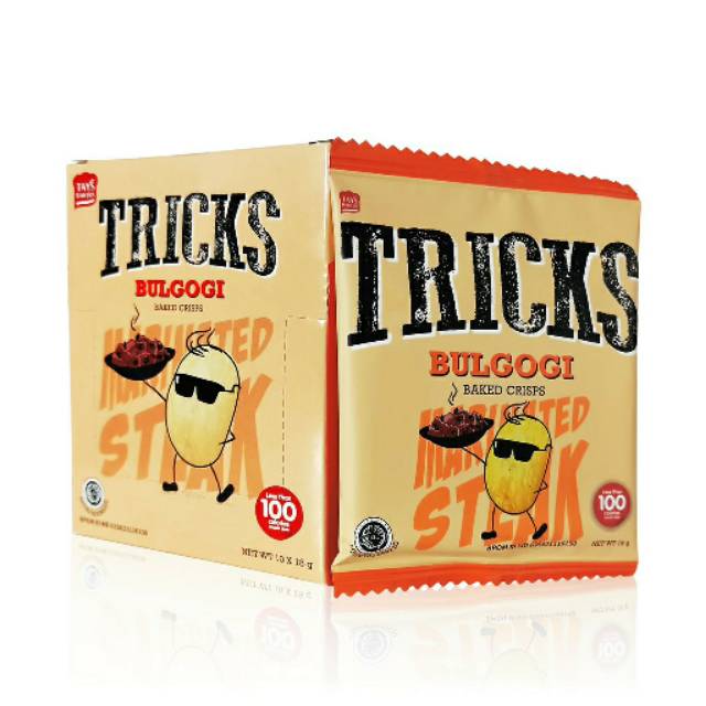 

Tricks Bulgogi Crisps 10 x 18g BULGOGI – Potato Baked Crisps