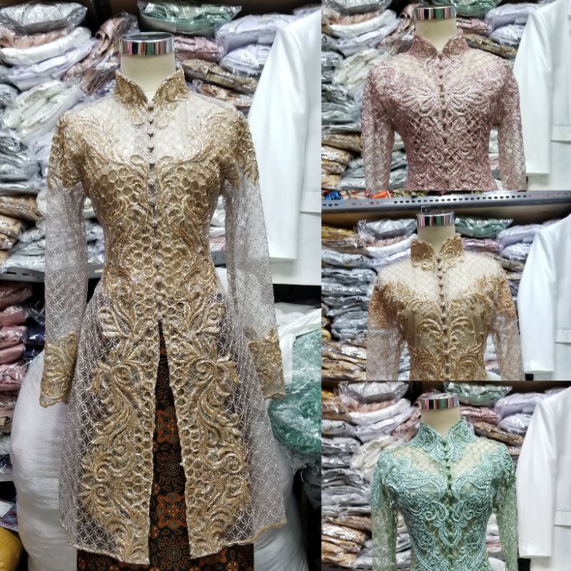 KEBAYA TULLE KOTAK / KEBAYA IBU BESAN PENGANTIN