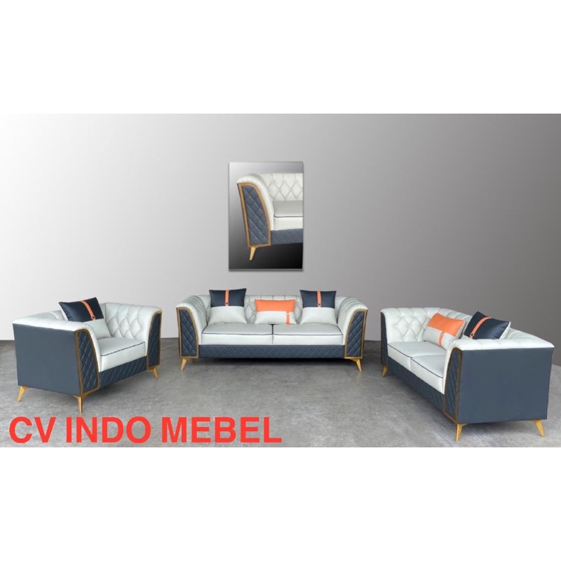 sofa scandinavian mewah minimalis kursi tamu minimalis gold model terbaru ready makassar new arrival