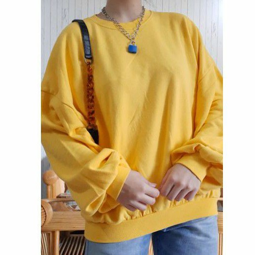 crewneck lengan balon