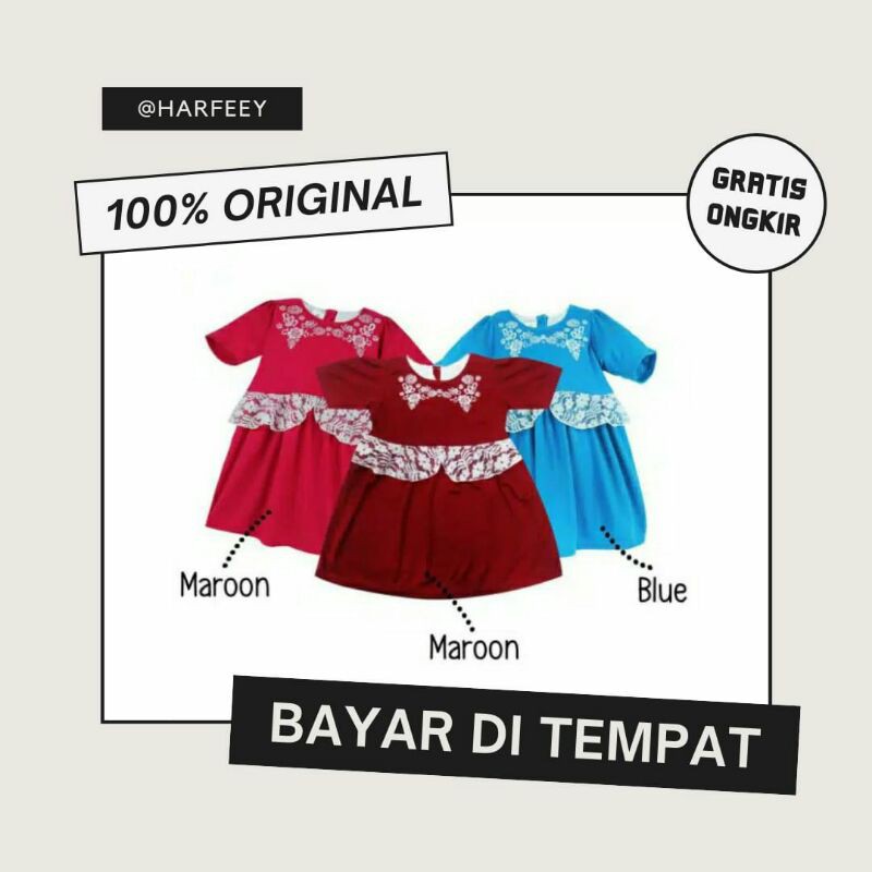 MacBee Keyko Dress Anak Perempuan - Pink Fanta