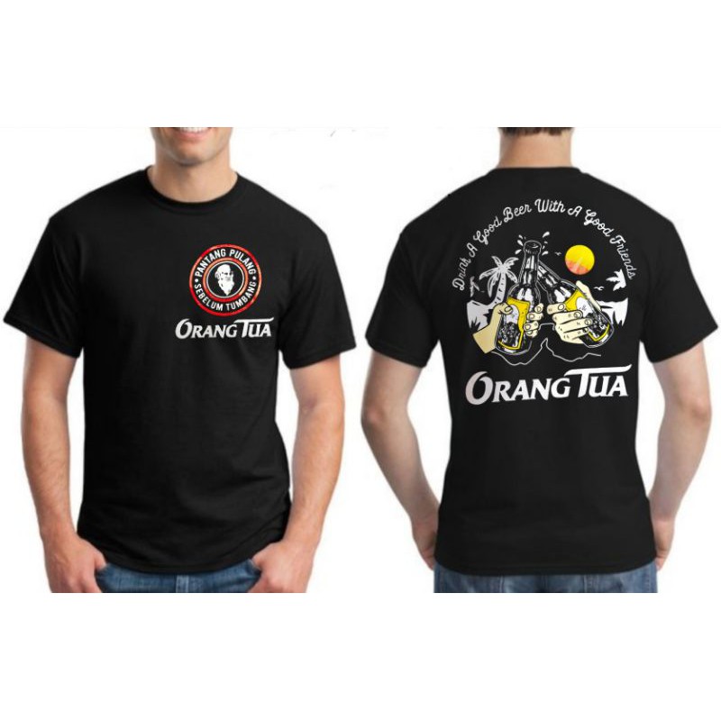 Kaos distro orang tua / kaos orang tua / kaos tua / kaos cap orang tua / kaos gambar orang tua