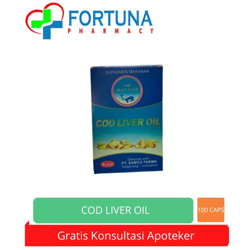 Cod Liver oil 100 Kapsul
