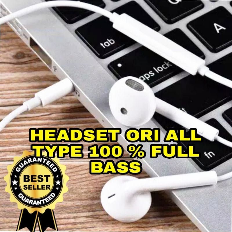 Headset Ori Xiaomi Poco C3 Poco F2 Poco F2 Pro Poco F3 Poco F3 GT Poco M2 Poco M2 Pro Poco M3 Poco M