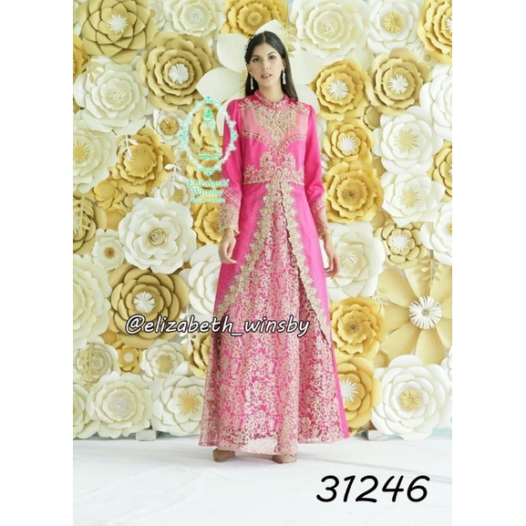 NEW ARRIVAL ELIZABETH WINSBY GAMIS MUSLIM PESTA BAJU MUSLIM BRUKAT GAMIS PESTA ELEGANT