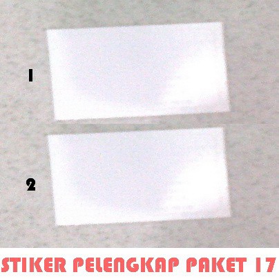 

STIKER PELENGKAP PAKET 17