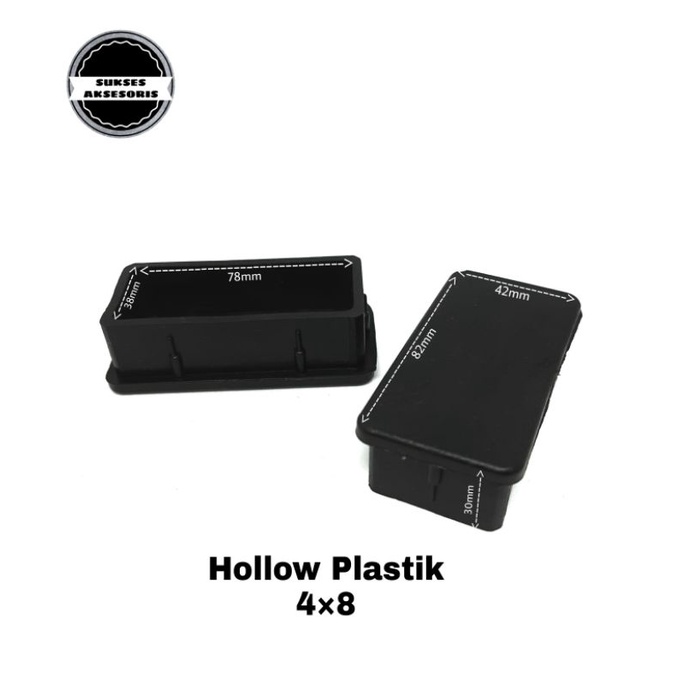 Kaki Plastik Holo Hollow Kotak untuk Alas meja dan Kursi 4×8