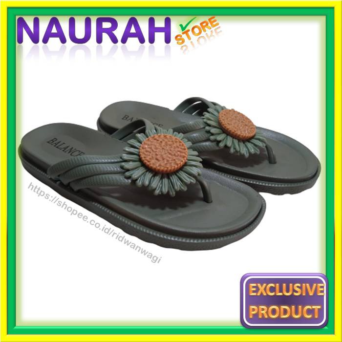 Sandal Wanita Balance 1607 K5 Original Sendal Jepit Matahari Jelly Impor Nice Lentur Ringan Lembut