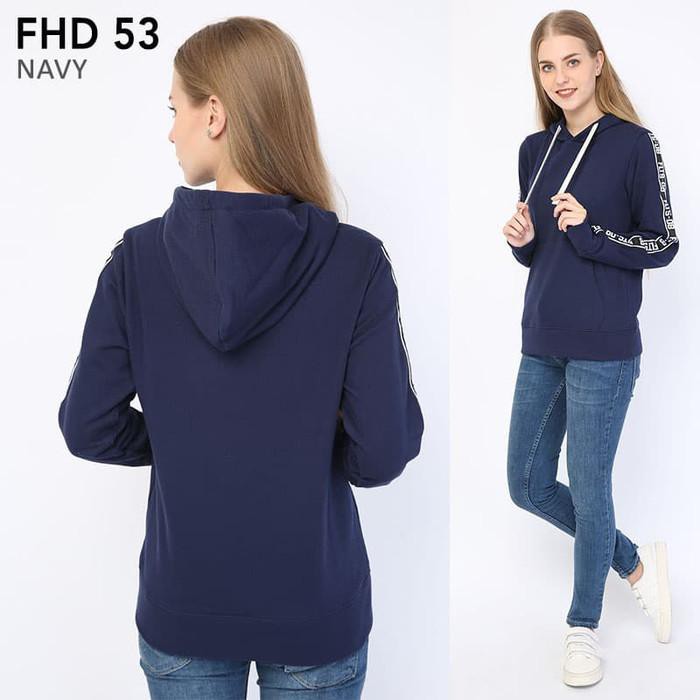 ( Hoodie ) FELTICS - Unisex Pull Over Hoodie FLTS-08 - Abu-abu Muda, XS Hoodie Wanita