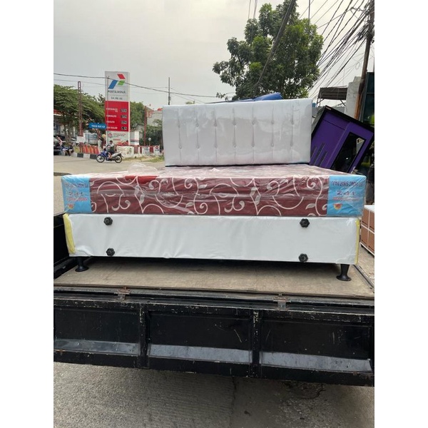 1set dipan + sandaran dan kasur busa inoac