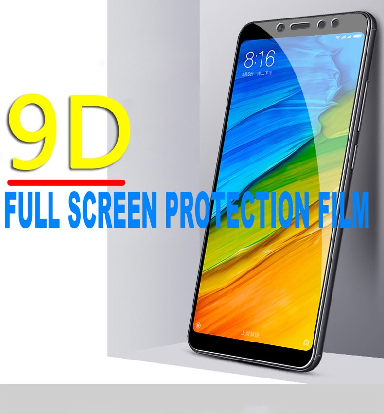 Pelindung Layar Tempered Glass 9d Untuk Xiaomi Redmi 5 Plus 5a 4a 4x 6 6a Note 4 4x 5 5a Pro