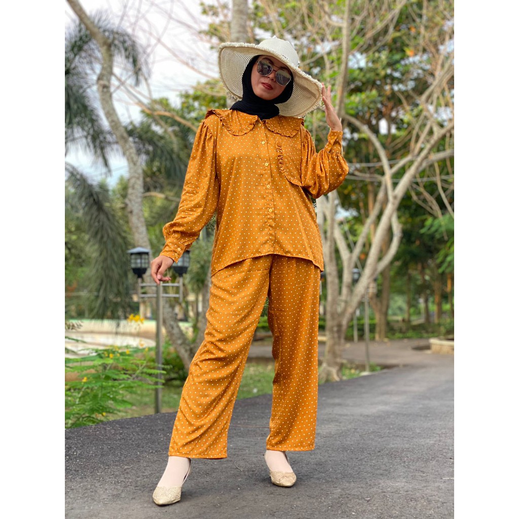 [ILUFA GROSIR] Marisa One Set by Kanayy.id