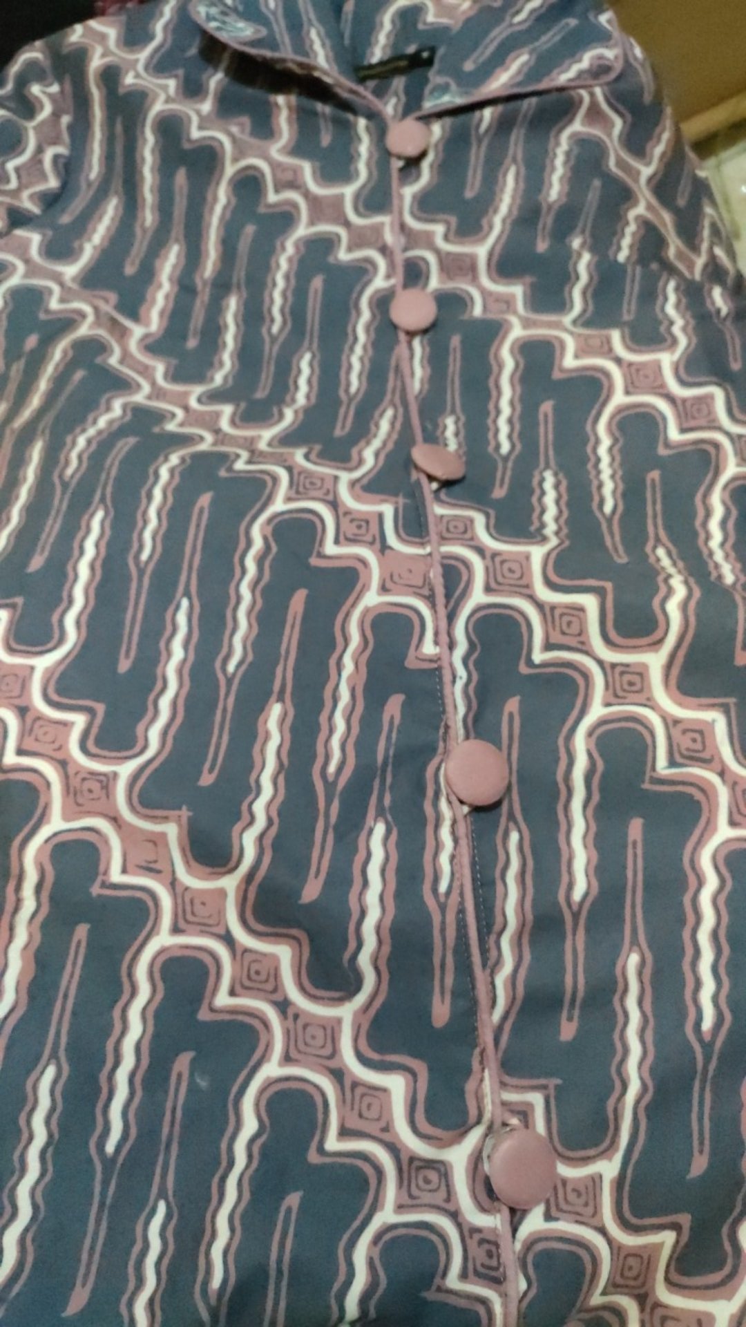 Tunik Sabrina Batik Cap Wanita Atasan Tunik Modern Lengan Panjang Baju Seragam Kantor Premium