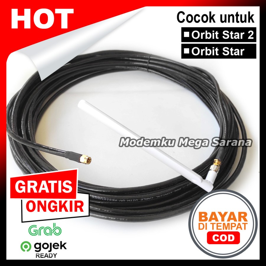 Antena Telkomsel Orbit Star 2 B312 Modem Router Penguat Sinyal