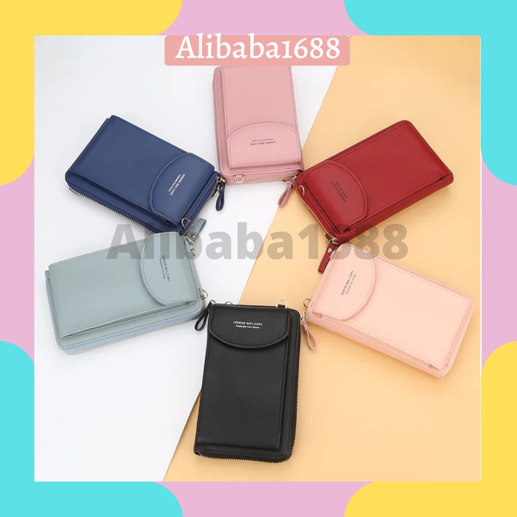 Tas Selempang/ Dompet HP Wanita Import Real Pict Dompet Pocket Tempat Hp Wanita Free Tali Aladdin