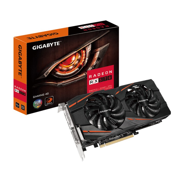 Gigabyte Radeon RX 570 Gaming 4GB DDR5