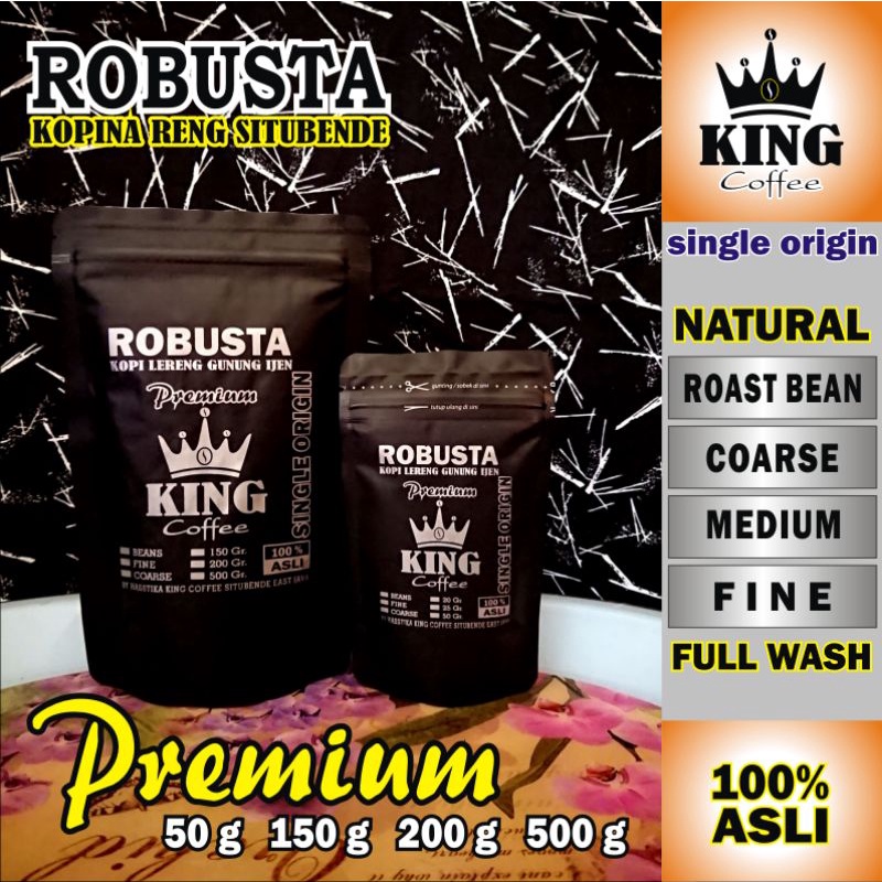 

KING Coffee kopi robusta PREMIUM 150 gram asli original harga murah