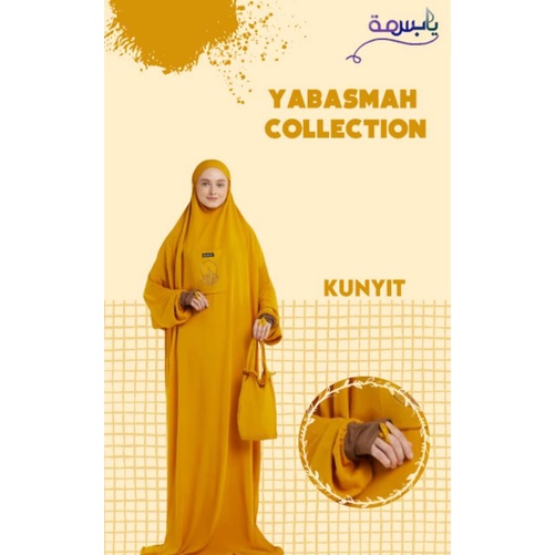 mukena basmah manset/mukena basmah kunyit/mukena hadramaut