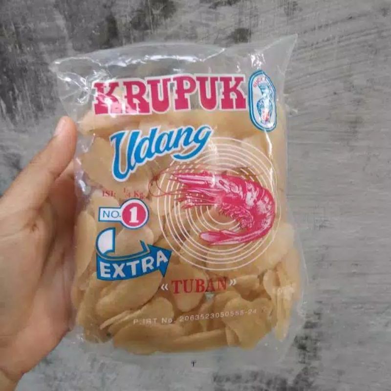 

Krupuk udang Gucci Tuok