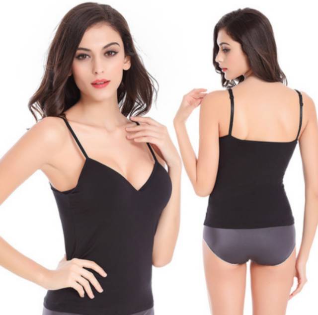 Tanktop Bra Kamisol dengan CUP bra-4