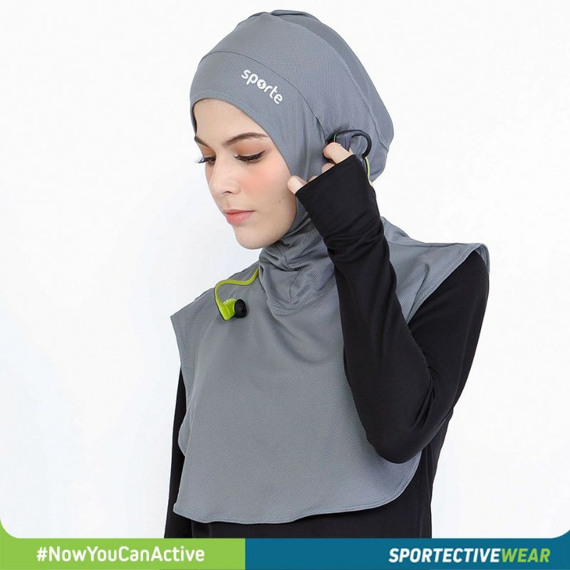Jilbab Kerudung Olahraga Hijab Sportwear Sporte SH04