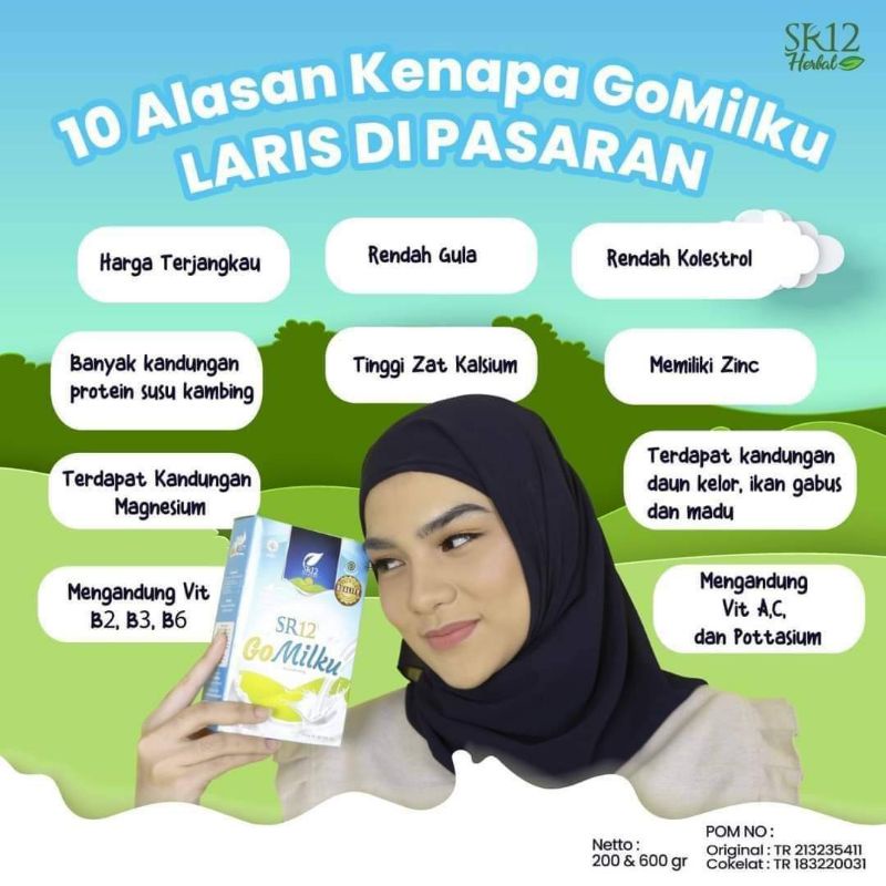 

Susu GoMilku Sr12 || 200gr