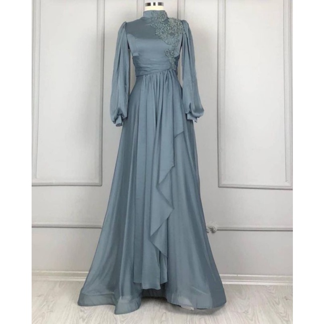 GAUN MEWAH CANTIK ELEGAN / GAUN PESTA REALPICT
