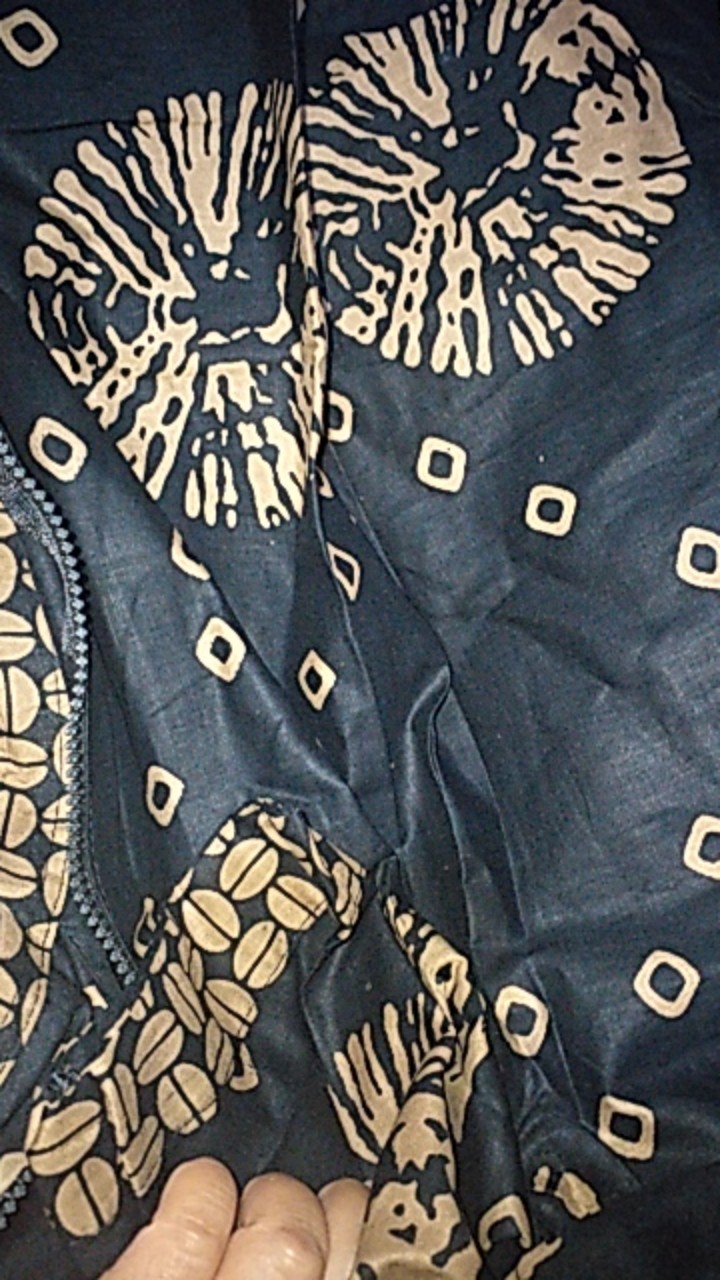 Batik Wanita Atasan Blouse Lengan Panjang Resleting Depan Busui Batik Dua Putri Collection