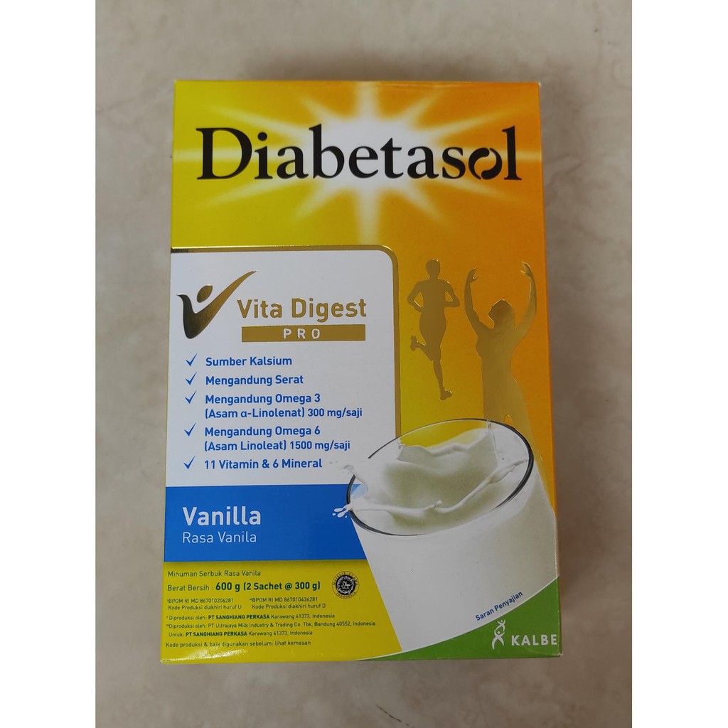 

DIABETASOL VANILA 2 X 300 gr
