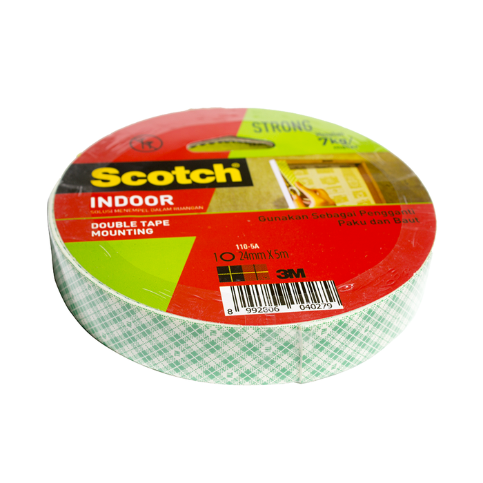 Mounting Double Tape Size 24 mm x 5 m 3M Scotch 110-5a