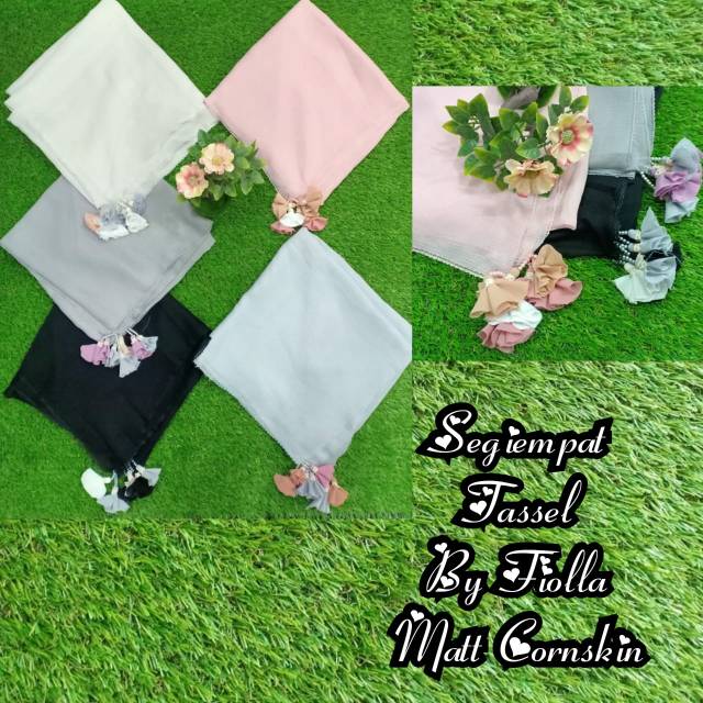 Hijab S4 fiolla tassel