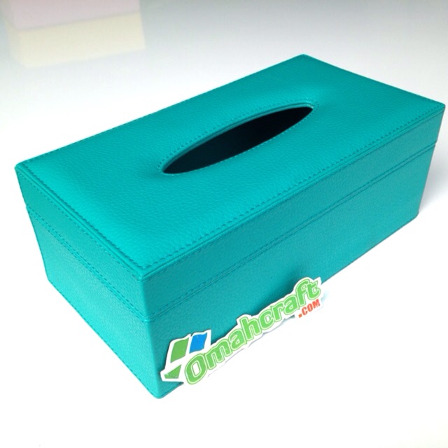 Box Tissue / Kotak Tissue / Tempat Tissue Warna Green Tosca