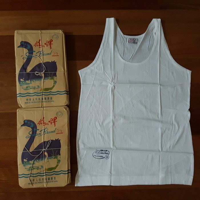 Singlet / Pakaian Dalam Pria Swan SH 6pcs Size 34 36