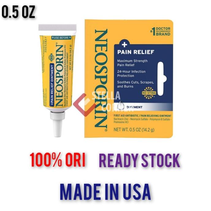 """] Neosporin Maximum Strength Ointment 0.5 Ounces and 1 Ounces