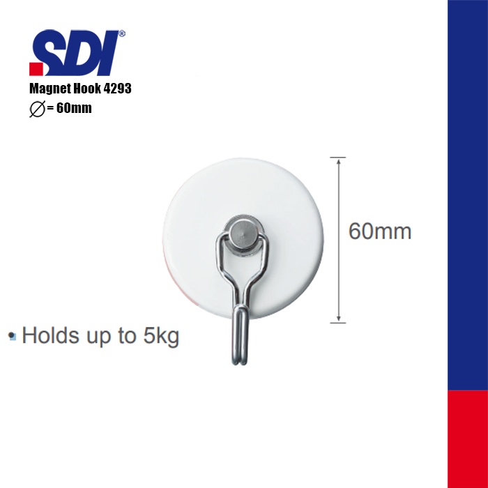 SDI Magnetic Hook / Gantungan Magnet 60mm 4293