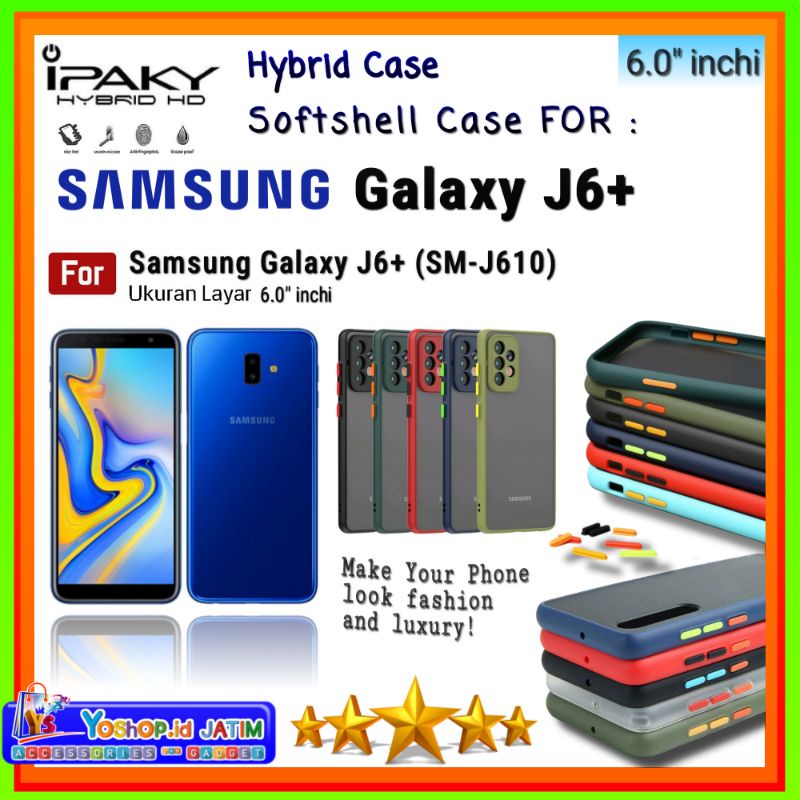 Casing Case Samsung Galaxy J6+ [SM-J610] (6.0"inchi) | Soft Case HYBRID Samsung J6+ (Samsung J6 Plus
