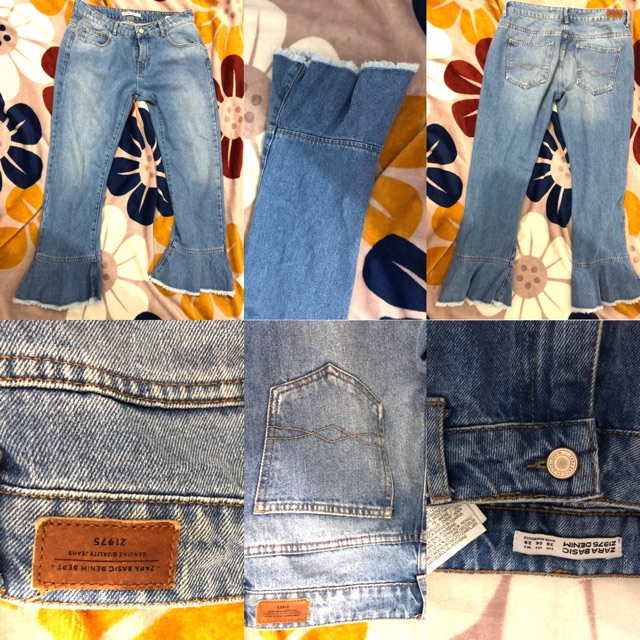 PRELOVED CELANA ZARA BASIC DENIM Z1975 ukuran eur38 usa PRELOVED CELANA ZARA BASIC DENIM Z1975 ukuran eur38 usa