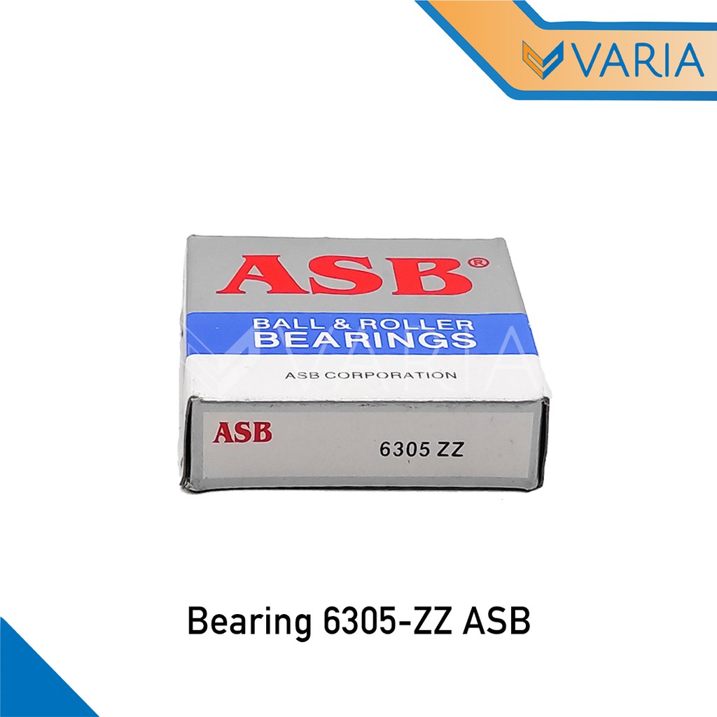 Bearing / Laher 6305 ZZ Tutup Plat Besi Double ASB