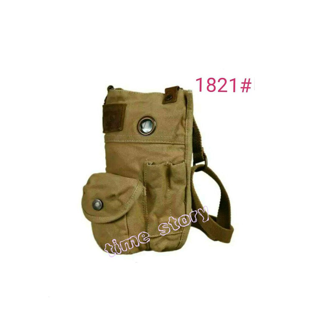 Paling Murah Tas Kanvas Impor Tas Kanvas Kecil Tas Selempang Tas Paha Tas Kain Kanvas Tas Pinggang