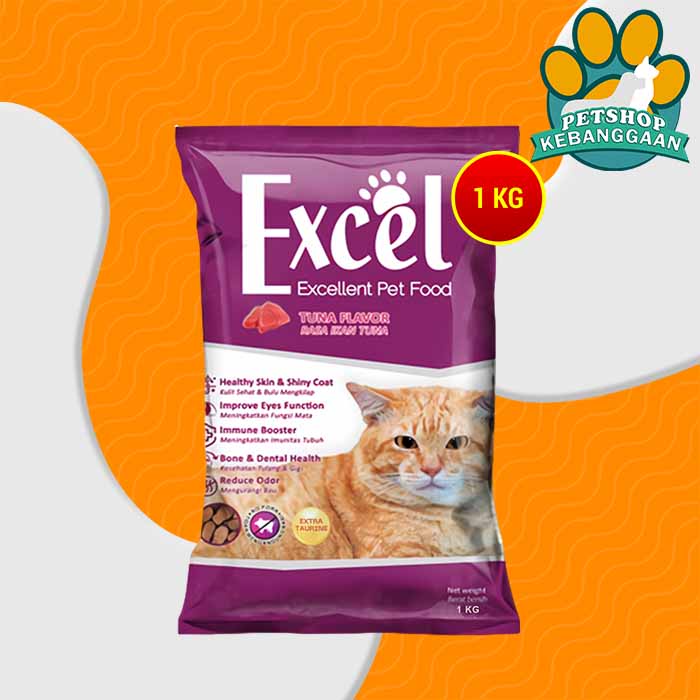 Makanan Kucing Murah Excel Cat Food 1 Kg