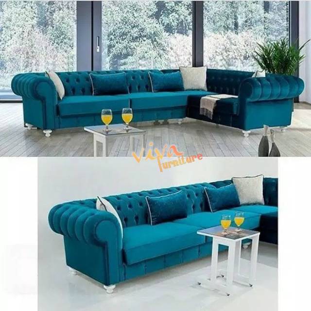 kursi sofa tamu sudut chester,mebel jepara,furniture