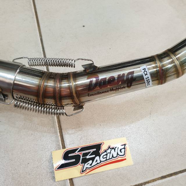 KNALPOT TSUKIGI DAENG DV FULL STAINLESS VARIO150 PCX NEW AEROX155 NMAX OLD, NEW 2020 ADV PCX160 2021-4