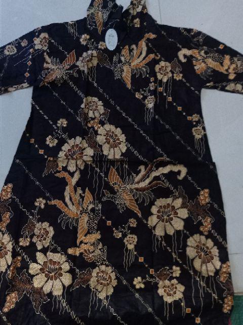Tunik Jumbo Annabella Tunic Santika Black Besar Big Size Xxxl Ld 118 Cm Seragam Kantor Kerja Batik