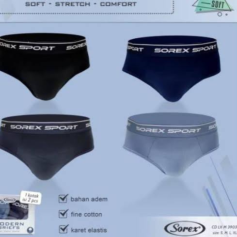 [COD] SOREX Celana Dalam Pria Laki Art 3901 / 3903 (1pcs) Terlaris