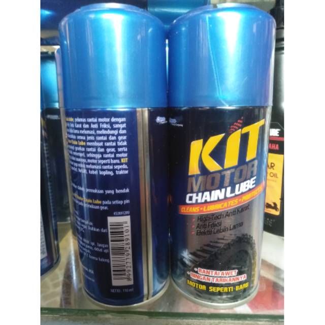 Chain lube / pelumas rantai dll merk kit UK.110 ml