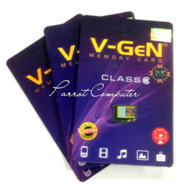 Jual Memory card vgen 8gb class 6 (pembelian 1pcs bonus kabel data