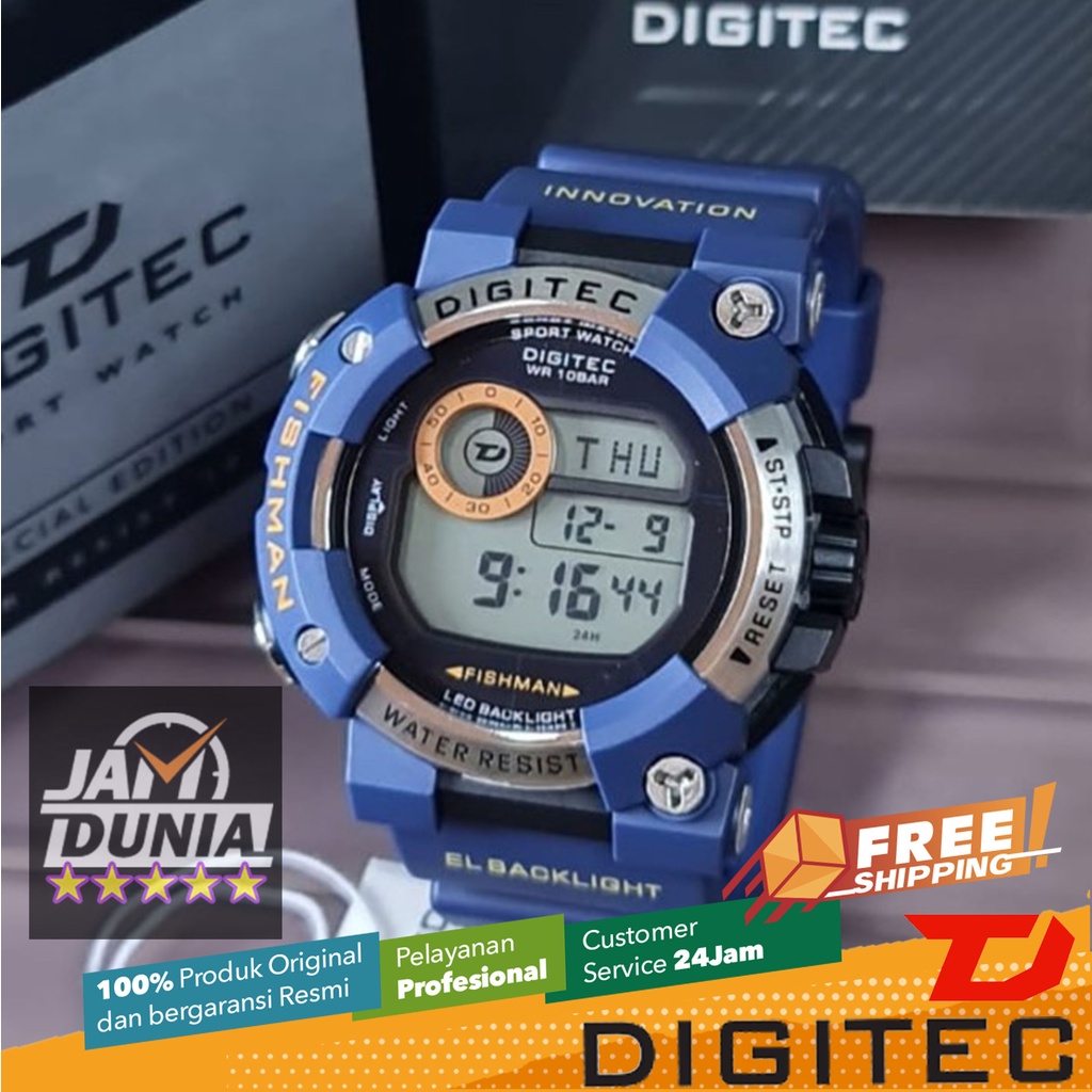JAM TANGAN DIGITEC ORIGINAL - RS DIGITEC DG-5150T BL DG5150 JAM DIGITEC 5150 JAM TANGAN PRIA TR