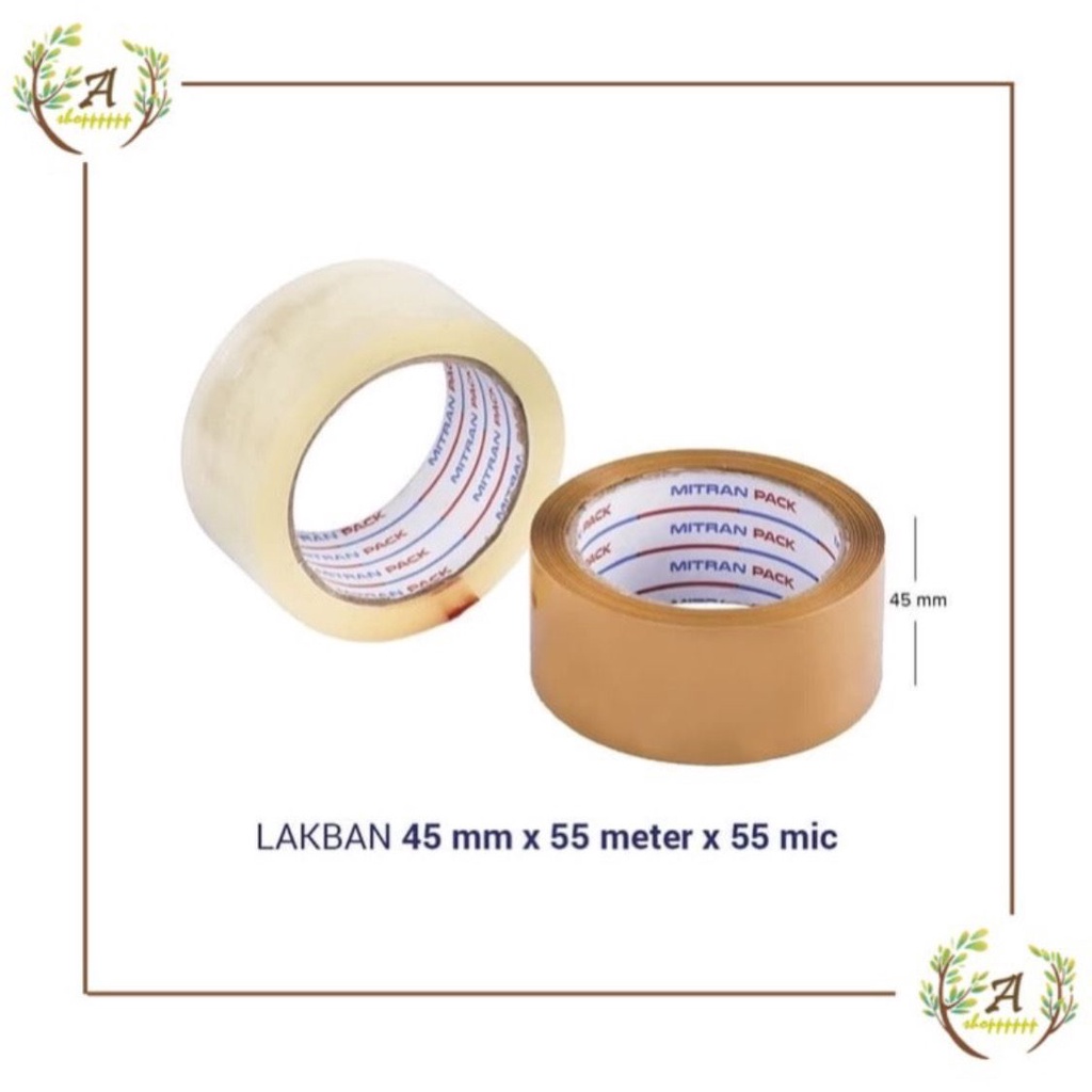 

lakban bening opp tape lakban packing isolatip clear solasi